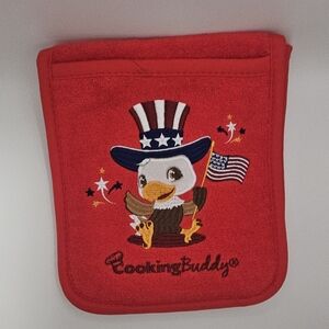Campanelli Patriotic Cooking Buddy Potholders NEW